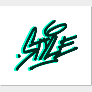 Style- graffiti tag Posters and Art